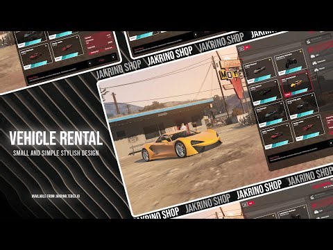 Fivem Vehicle Rental Script | Jakrino Vehicle Rental