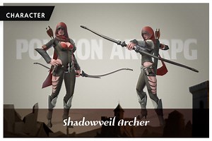 [Polygon Art RPG] Shadowveil Archer | Characters | Unity Asset Store