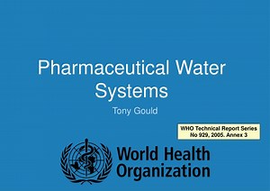 Pharmaceutical Water Systems - SlideServe