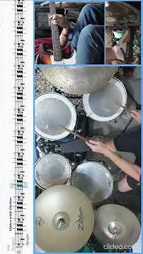 We Will Rock You #queen #drums #lyrics #guitar #shorts #playalong #cover