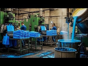 Fantastic ! How OLD Plastic Bags Recycling Process into New Shopping Bag