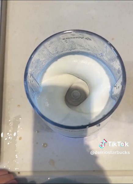 Meet the newest technology at starbucks!! Introducing the portable cold foam blender!!