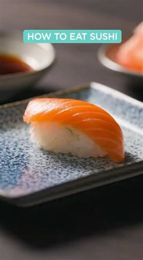 🍣 How to eat sushi. #shorts