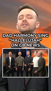 Swedish vocal group Dad Harmony perform "Hallelujah" live on GB News. #Hallelujah #Acapella #DadHarmony #GBNews | GB News