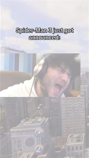 Spider-Man 3 just got announced 🔥 #spiderman #insomniacgames #insomniacspiderman #skit