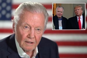 Jon Voight says 'only Trump can save America' and warns of 'dangerous' Biden