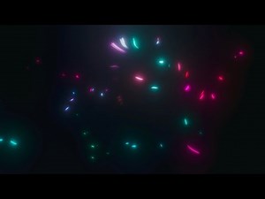 FREE Neon Particle Lights Overlay | Relaxing Loop Animation Background | NO COPYRIGHT