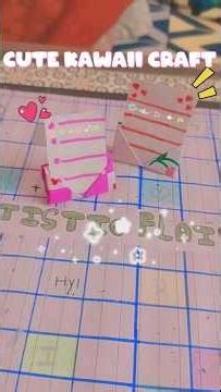 ✨cute kawaii craft #diy #cute #kawaii #papercraft #useful