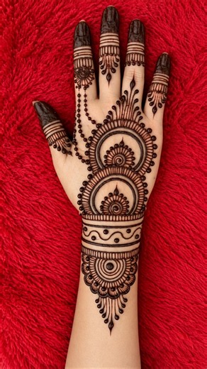 mehndi design for front hand|| mehandi design|| easy mehndi design||