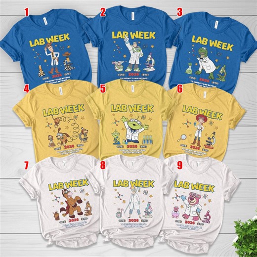 Lab Week 2026, Lab Week, Laboratory Shirts, Lab Scientists Shirts, Matching Lab Week, Medical Laboratory Scientist, Lab Tech Shirts D3DS04 - Etsy