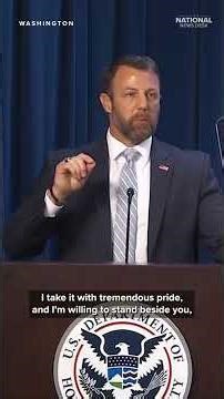 DHS Secretary Mullin honors ICE officers at Police Week Remembrance Ceremony