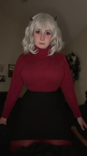 Its our little secret 🥰 #modeus #helltaker #helltakermodeus #modeuscosplay #helltakercosplay #yandere