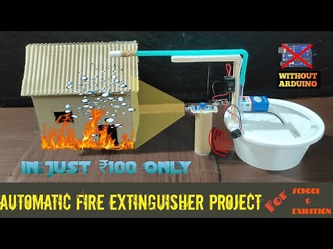 Automatic Fire Extinguisher। Automatic Fire Extinguisher Without ARDUINO।Class 6/7/8 Science Project