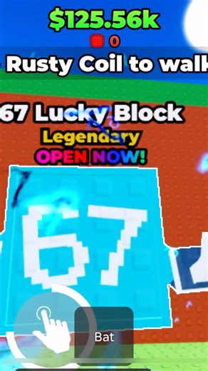 GOD LEVEL LUCK! 😱 #roblox #luckyblock #gaming #brainrot #tsunami