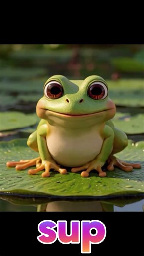 Can you jump like a little frog? 🐸 #Shorts #NurseryRhymes #KidsSongs