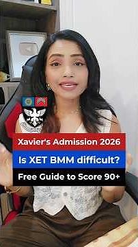 XAVIERS ENTRANCE TEST 2026 | XET BMM GUIDE | FREE MOCK & IMP TOPICS