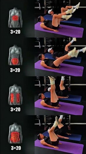 At-home ab workout #abs #abdomen #workout