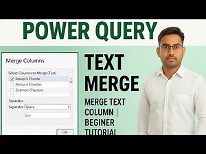 Power Query Text Merge Tutorial | Merge Text in Text Column with Easy Example