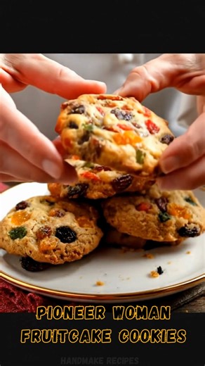 Pioneer Woman Fruitcake Cookies 🍒🍊🍪 Protein number: 4g | Protein: 4g Soft, chewy, buttery fruitcake cookies *loaded* with colorful candied fruit and nuts—just like the festive, jewel-like cookies in your photo! These bite-size beauties taste like Christmas in every single bite. 🎄✨ 📝 Ingredients: ✦ All-purpose flour (1 cup) 🌾 ✦ Brown sugar (1/2 cup) 🍬 ✦ Butter, softened (1/2 cup) 🧈 ✦ Eggs (2) 🥚 ✦ Vanilla extract (1 tsp) 🍨 ✦ Baking powder (1/2 tsp) 🔺 ✦ Salt (1/4 tsp) 🧂 ✦ Candied fruit 
