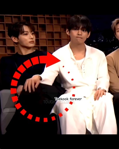 Taekook’s Cinematic Moments at Jimmy Fallon Show 😳🎬 #shortfeed #shortviral #taekookforever #vkook