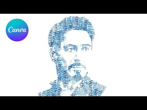 How to Make Text Portrait Effect In Canva Step by Step