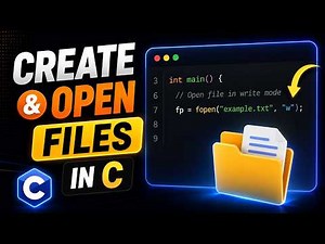 What are Files & How to Create and Open them : File Handling Introduction in C Language
