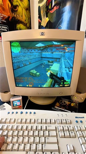 CS 1.5 Nuke gameplay on my retro Windows XP PC #counterstrike #cs2 #retropc