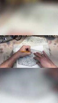 Master Leather Tooling: Trace Floral Patterns Like a Pro! #shorts