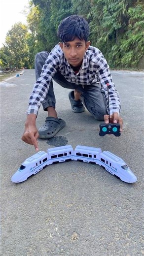 New model Remote Control Bullet Train fitting and racing 🥰