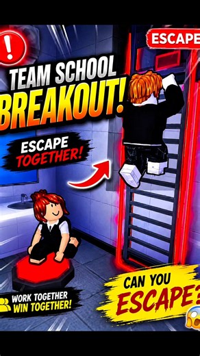 Can You Escape Team School Breakout? 😱 Roblox Funny Escape Challenge!
