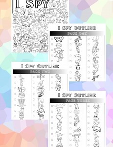 I Spy Outline - Etsy Canada