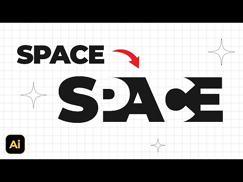 Make Negative Space Typography using Shape Builder in Adobe Illustrator