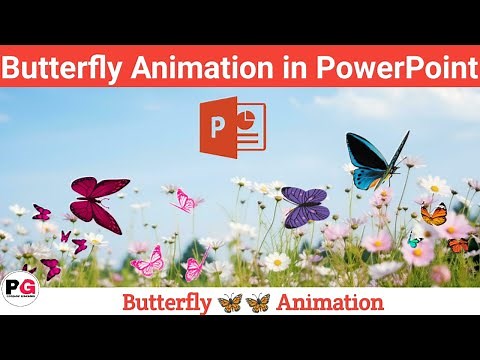 Butterfly Animation in PowerPoint || How to Create a Flying Butterfly Animation in Powerpoint