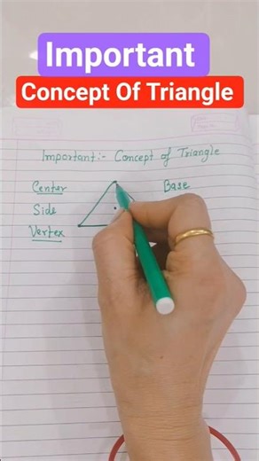 Concept Of Triangle/Important #maths#geometry#youtubeshorts#triangle#shorts#mathematics