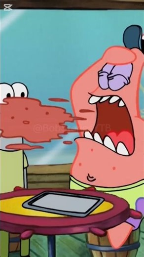 Patrick Working ! #shorts #spongebob