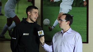 It's time for Tuesdays with Tristan! Monty Urmilevicius and Bryant Men's Basketball host Saint Peter's Wednesday night for their home opener. Hear from Monty as he talks with Tristan Hobbes. | Bryant Athletics