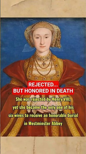 ‎The Only Wife Henry VIII Honored After Death | Anne of Cleves' Incredible Fate #history #shorts