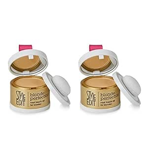 Style Edit Root Touch Up Powder | Temporary Hair Color for Gray Roots and Thinning Hair | Salon-Quality, Transfer-Resistant Hair Concealer | Medium Blonde, 0.14 oz