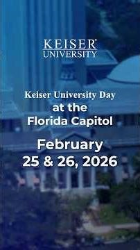 Dr. Arthur Keiser Welcomes You | Keiser University Days at the Florida Capitol