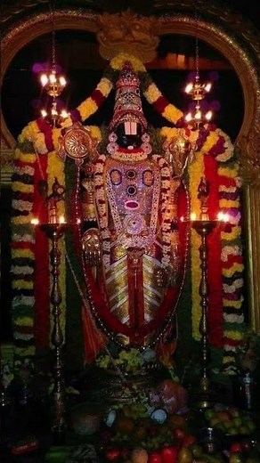 🪔Today's Aarti Darshan And Ritual Of Shree Tirumala Tirupathi Balaji Swamy Temple🕉️🙏🌷#shortsfeed