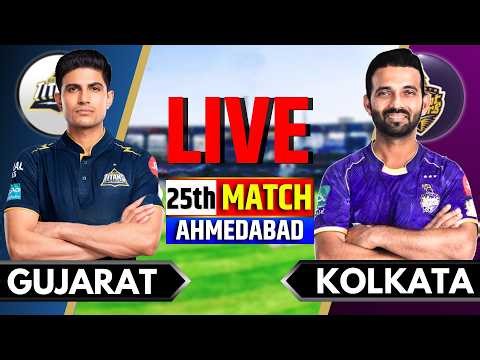 LIVE: KKR vs GT IPL 2026 Match 25 | Kolkata vs Gujarat Live | Live Cricket Match Today, Iqbal Sports