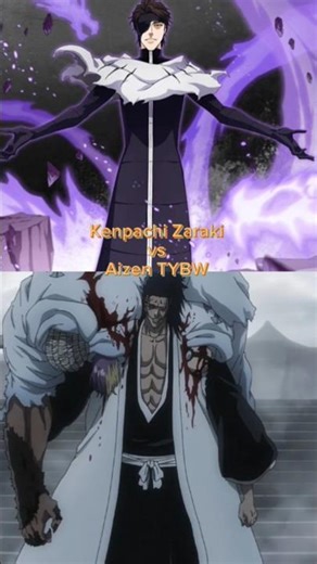 Aizen TYBW vs Kenpachi Zaraki – Qui gagne ? (Bleach)