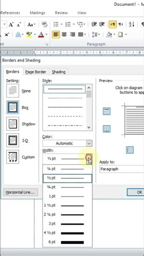 Cara memberi bingkai pada teks di Microsoft word 2010