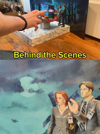 Behind the Scenes They Do Exist 👽 X-Files Stop Motion