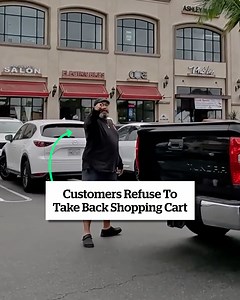 Customers Refuse To Take Back Shopping Cart 😳 | VT