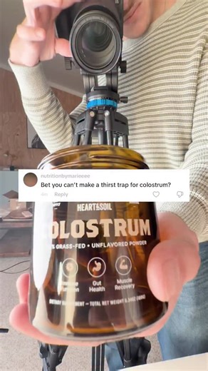 Colostrum. It’s so hot right now. And the hottest colostrum on the market obviously deserves a thirst trap 🔥 What makes it hot? Not the processing. Complete colostrum is uncut with nothing added or removed. The bioactives (the sh*t that makes it work) are still intact. 👉🏻Share with your hot friend. Then go take the Colostrum Quiz (link in bio) to see if it’s right for you ✅ | Heart & Soil