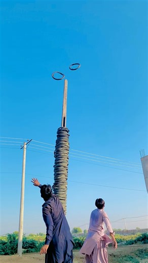I Tried Throwing Backwards – Tyre Trick! #shorts #shortvideo