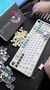 Upgrading the switches and cleaning my Rk keyboard! :) #keyboard #keyboardasmr