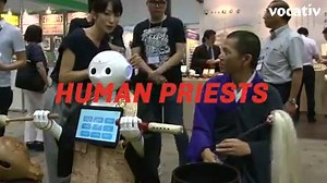 20K views · 64 reactions | Pepper the Robot can now perform at Buddhist funerals. | Vocativ | Facebook
