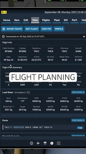 📋 Creating a Flight Plan on SimBrief in #microsoftflightsimulator 2024 (PC)